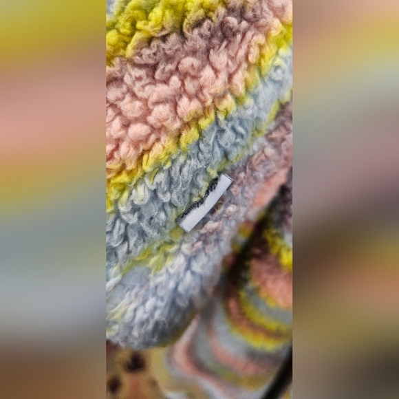 Eddie Bauer 1/4 Zip Women’s Sherpa Pullover Southwestern Multi Color Print Sz XL - Picture 11 of 13